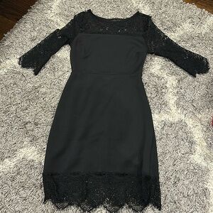 Great lace black dress! Express.